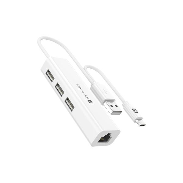 Portronics Mport 60 USB C to Ethernet Adapter