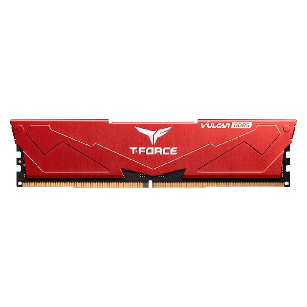 TeamGroup T-Force Vulcan 8GB (8GBx1) DDR5 5200MHz Desktop Ram (Red) 1 TeamGroup T-Force Vulcan 8GB (8GBx1) DDR5 5200MHz Desktop Ram (Red)